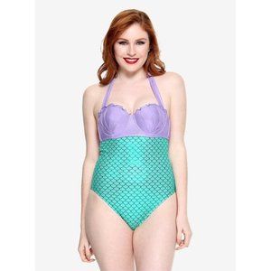 Hot Topic Little Mermaid Ariel One Piece Swimsuit